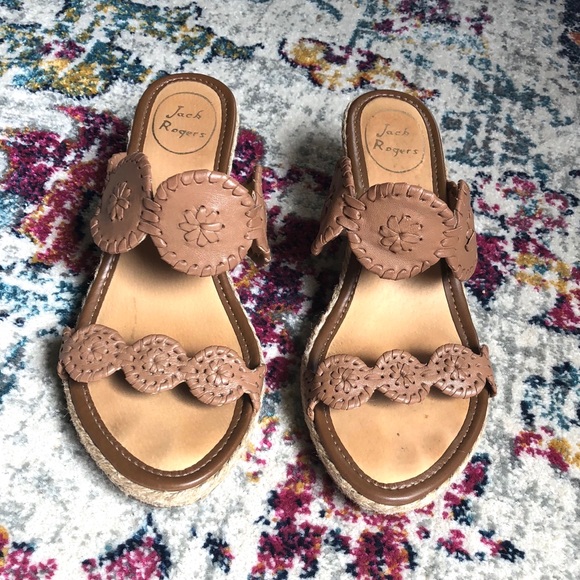 Jack Rogers Shoes - Jack Rogers Shelby Espadrille Rope Wedge Sandals 8